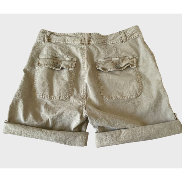 SUNDANCE Everyday Explorer Size 8 Tan Convertible 5-Button Fly Adjustable Shorts - Picture 5 of 7